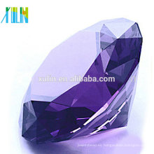 Crystal Diamond Charm Purple Crystal Diamond Jewelry Favores de la boda